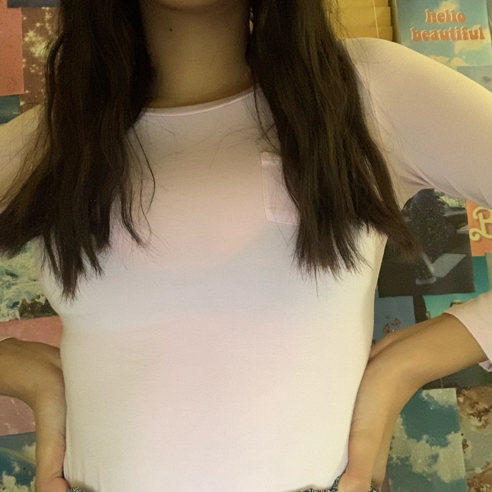 Light Pink Forever 21 Body Suite